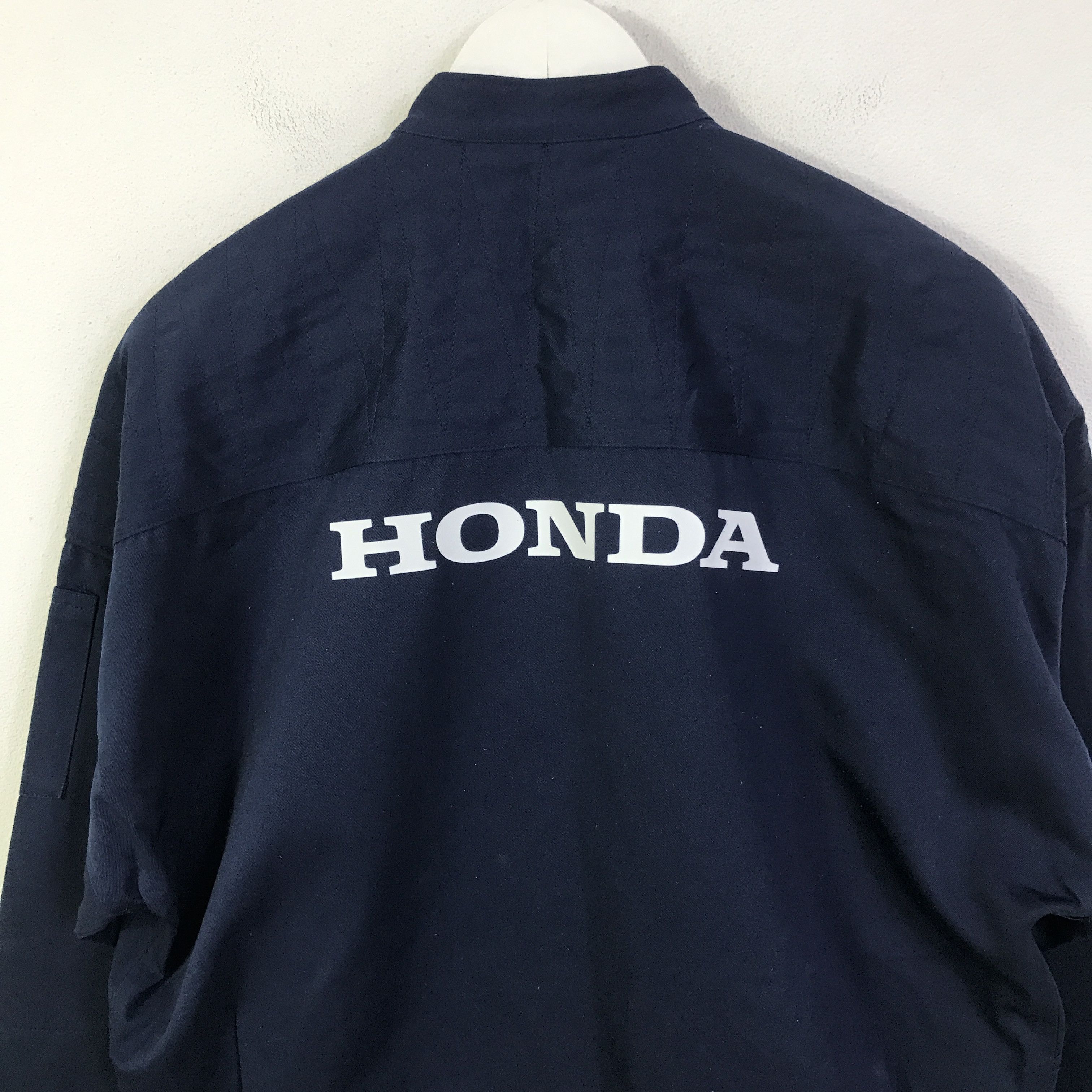 Japanese Brand Vtg Honda Racing navy Custom Jacket K122B7 Size US M / EU 48-50 / 2 - 2 Thumbnail