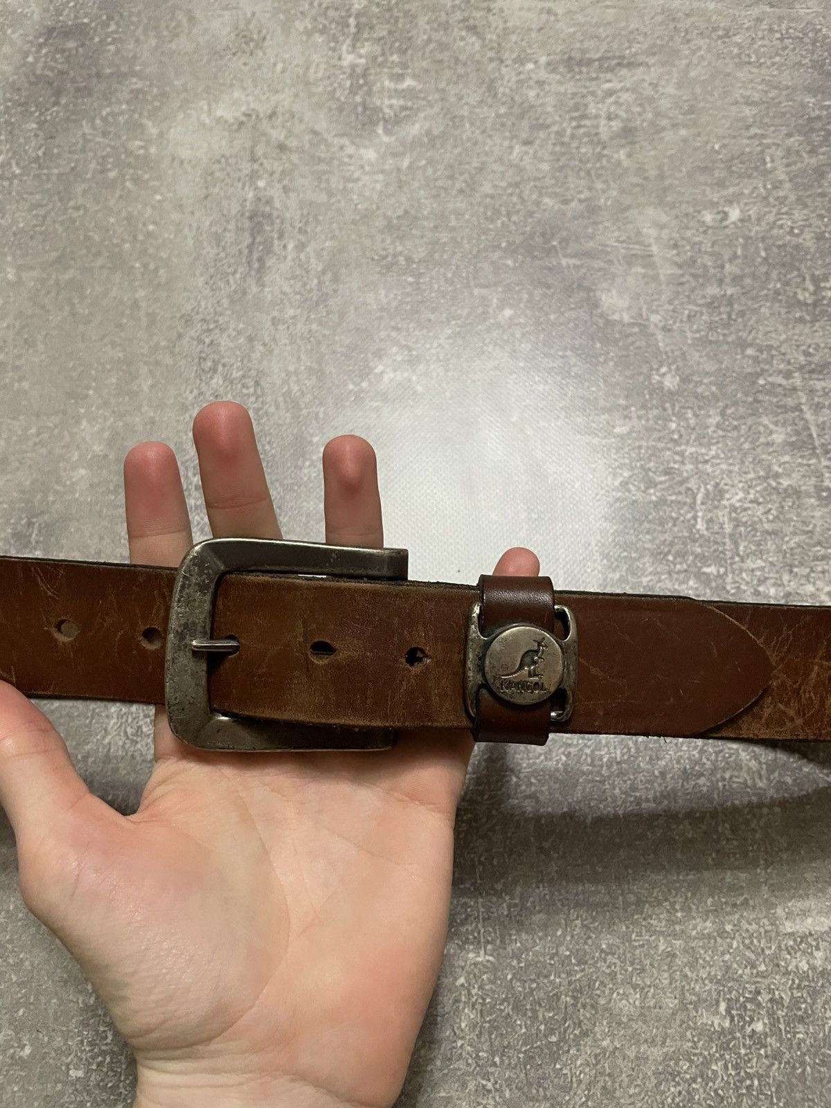 Kangol Vintage Kangol Leather Belt 90s Size ONE SIZE - 6 Thumbnail