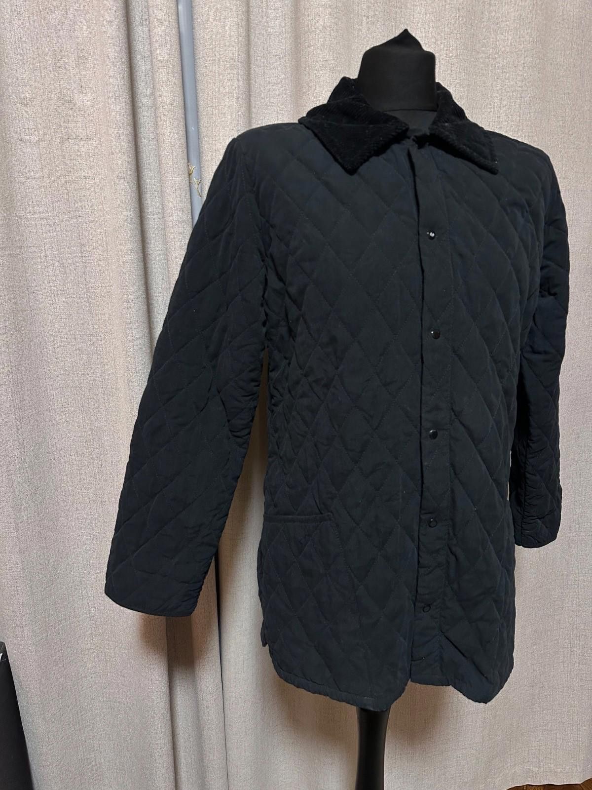 Burberry Burberrys Quilted Jacket Black Sz L Size US L / EU 52-54 / 3 - 3 Thumbnail