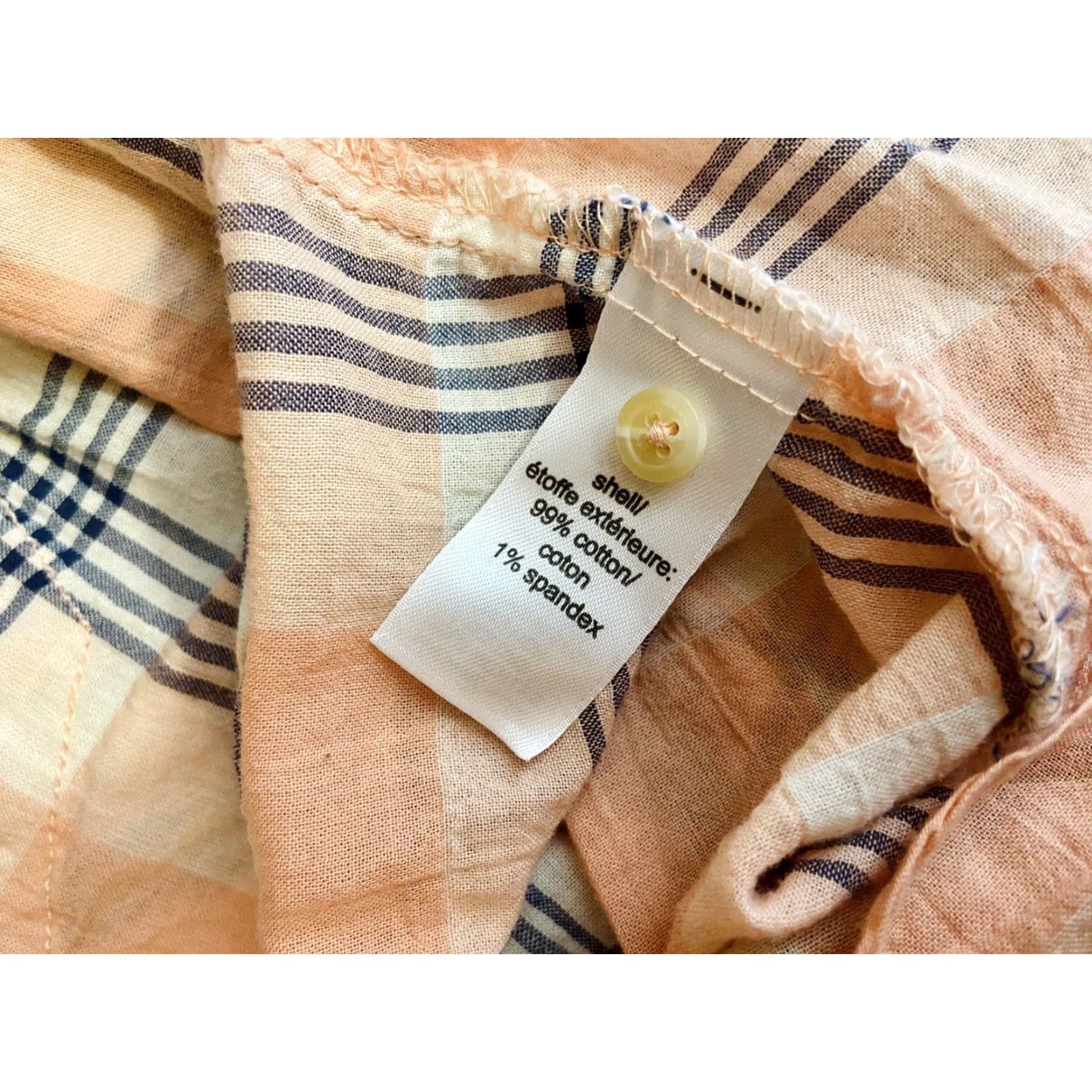 Vintage Maurices Button-Down Shirt Pink Plaid Front Pocket Women’s Size 0 Long Sleeve Adult Small Pink Plaid Mens? Wait. Size XS / US 0-2 / IT 36-38 - 7 Thumbnail