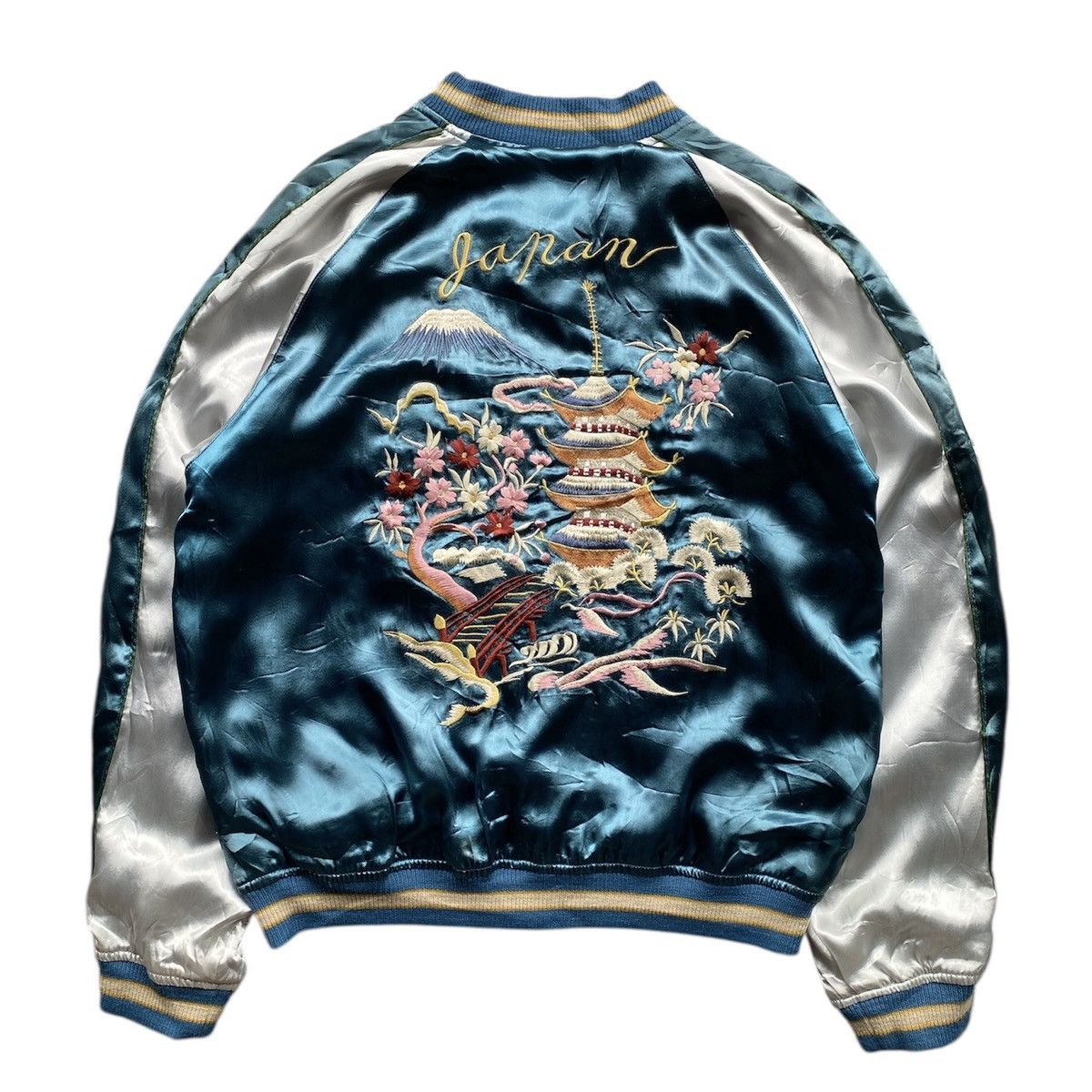Japanese Brand 🔥RARE🔥 SUKAJAN JAPAN REVERSIBLE JACKET Size US M / EU 48-50 / 2 - 7 Thumbnail