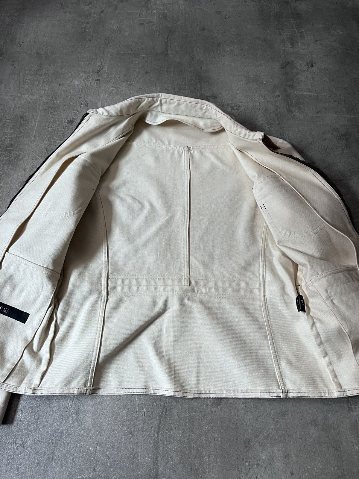 Gucci Gucci by Tom Ford western denim jacket cream Size US M / EU 48-50 / 2 - 17 Thumbnail