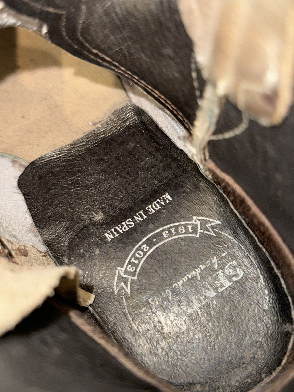 Leather Kozaki Sendra made in Spain boots shoes cowboys hype Size US 7 / IT 37 - 11 Thumbnail