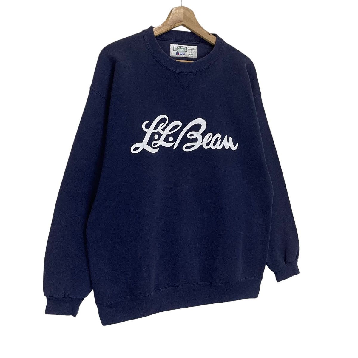 L.L. Bean × Russell Athletic LL Bean By Russell Athletic Big Logo Crewneck Sweathirt Size US M / EU 48-50 / 2 - 2 Thumbnail
