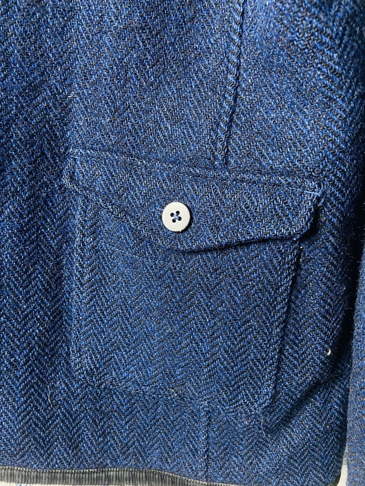 Harris Tweed Harris Tweed X United Arrow Hoodie Wool Jacket Size US L / EU 52-54 / 3 - 5 Thumbnail