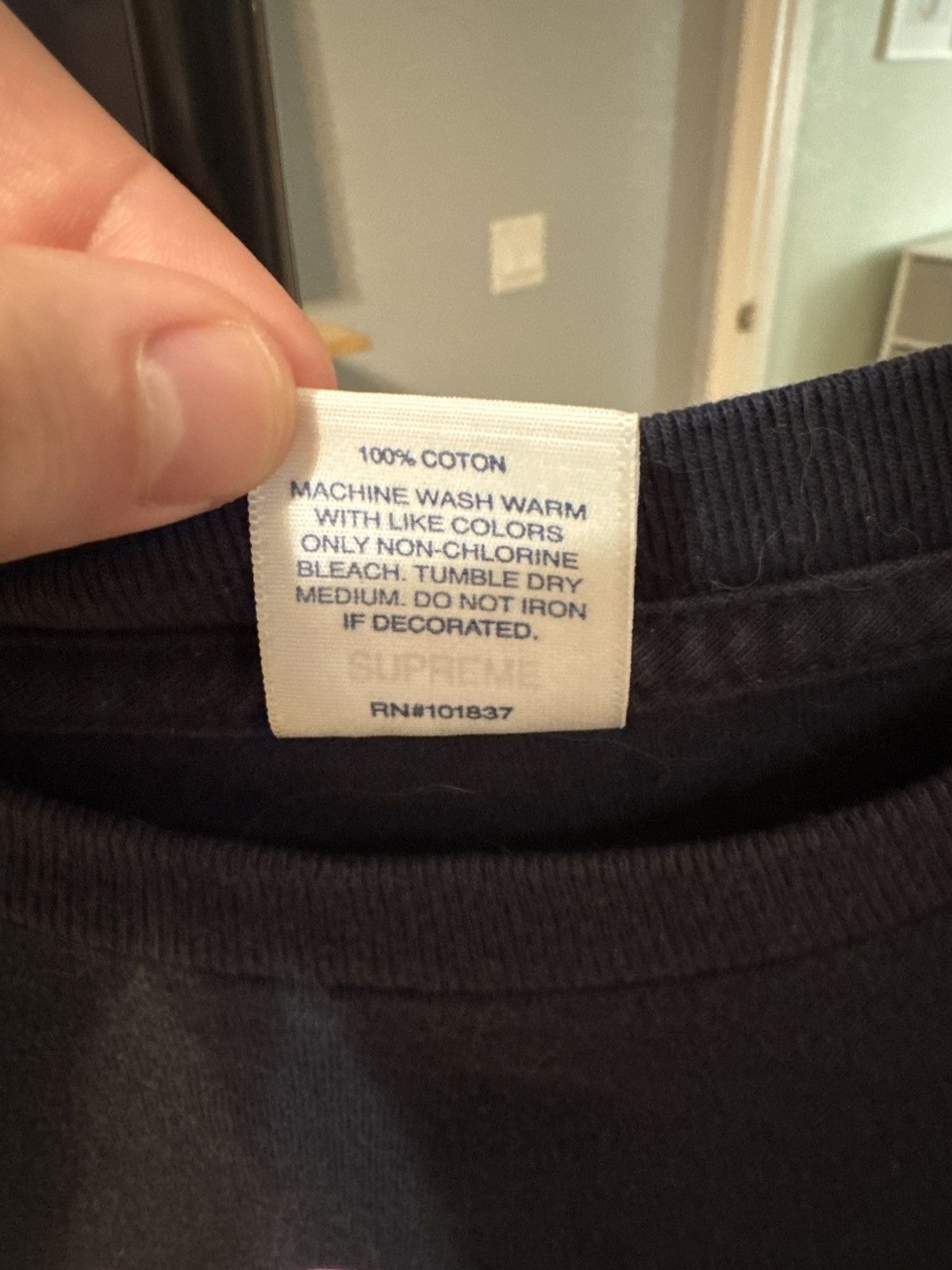 Supreme Supreme navy "Cloud" T shirt Size US M / EU 48-50 / 2 - 3 Thumbnail