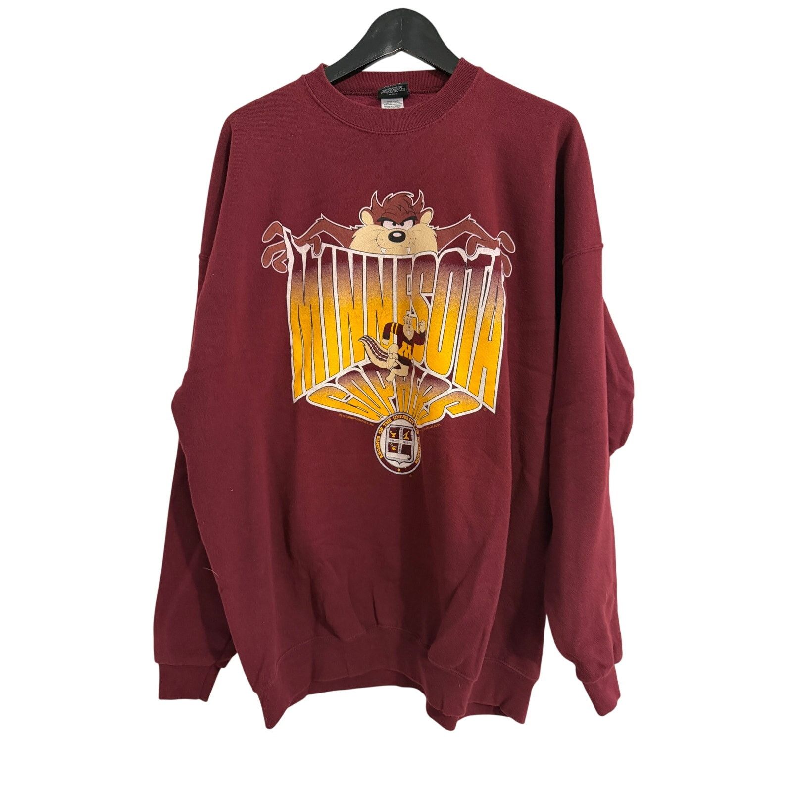 NCAA Vintage Minnesota Gophers Tasmanian Devil Crewneck Size 3XL Size US XXL / EU 58 / 5 - 1 Thumbnail
