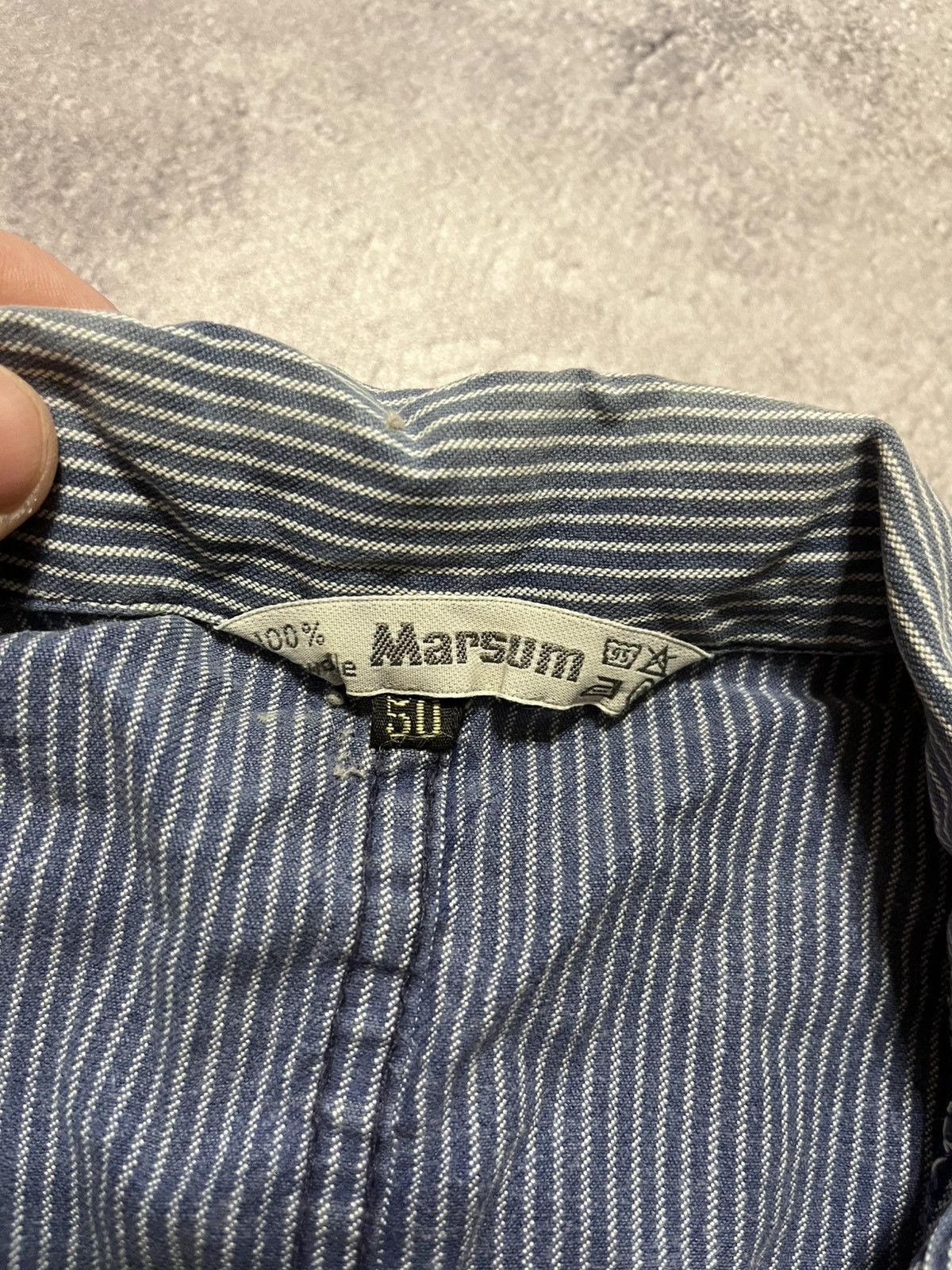 Vintage Vintage Marsum Hickory Stripe Workwear Chore Jacket Size US M / EU 48-50 / 2 - 7 Thumbnail