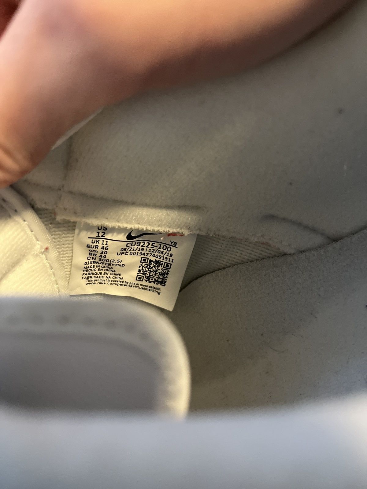 Nike × Supreme Supreme Air Force Ones 8/10 condition OG all Size US 12 / EU 45 - 6 Thumbnail