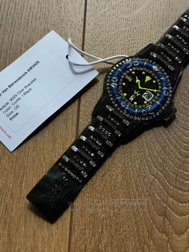 Walter Van Beirendonck Walter Van Beirendonck Black Dive Bracelet Watch . Size ONE SIZE - 2 Thumbnail