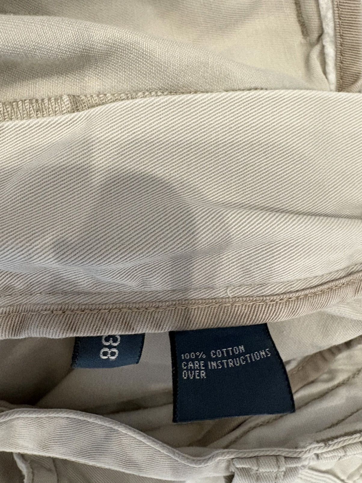 Polo Ralph Lauren Vintage Polo Ralph Lauren Chino Cargo Shorts Beige Tan 38 Size US 38 / EU 54 - 6 Thumbnail