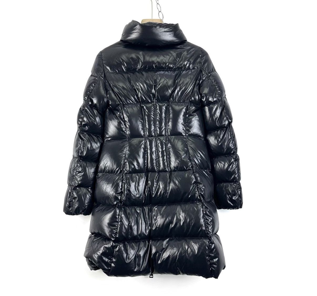 Moncler Moncler Classic Logo Black Shiny Waist Down Jacket K12 Size XS / US 0-2 / IT 36-38 - 2 Thumbnail