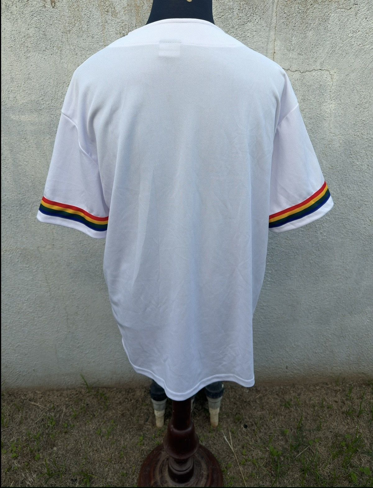 Other Hawaii's HI Finest Baseball Jersey White Rainbow Men's 2XL Size US XXL / EU 58 / 5 - 2 Thumbnail