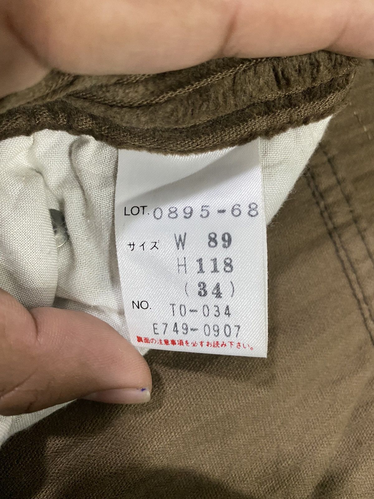 Carhartt × Vintage Carhartt Lot 0895-68 W89 Velor Style Ribbed Conduroy style Size 34" / US 12 / IT 48 - 8 Thumbnail