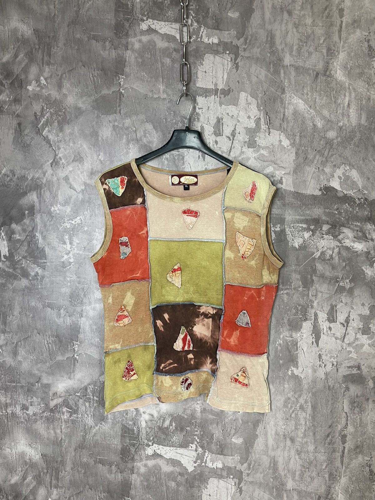 Japanese Brand × Vintage Vintage Y2K Japanese Crazy Sexy Pizza Tank Top Style 90s Size XL / US 12-14 / IT 48-50 - 1 Thumbnail