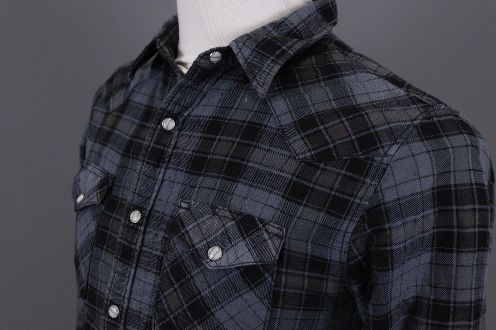 Edwin Edwin Blitz L/S Menphis Shirt Blue Check Shirt Size S Size US S / EU 44-46 / 1 - 8 Thumbnail