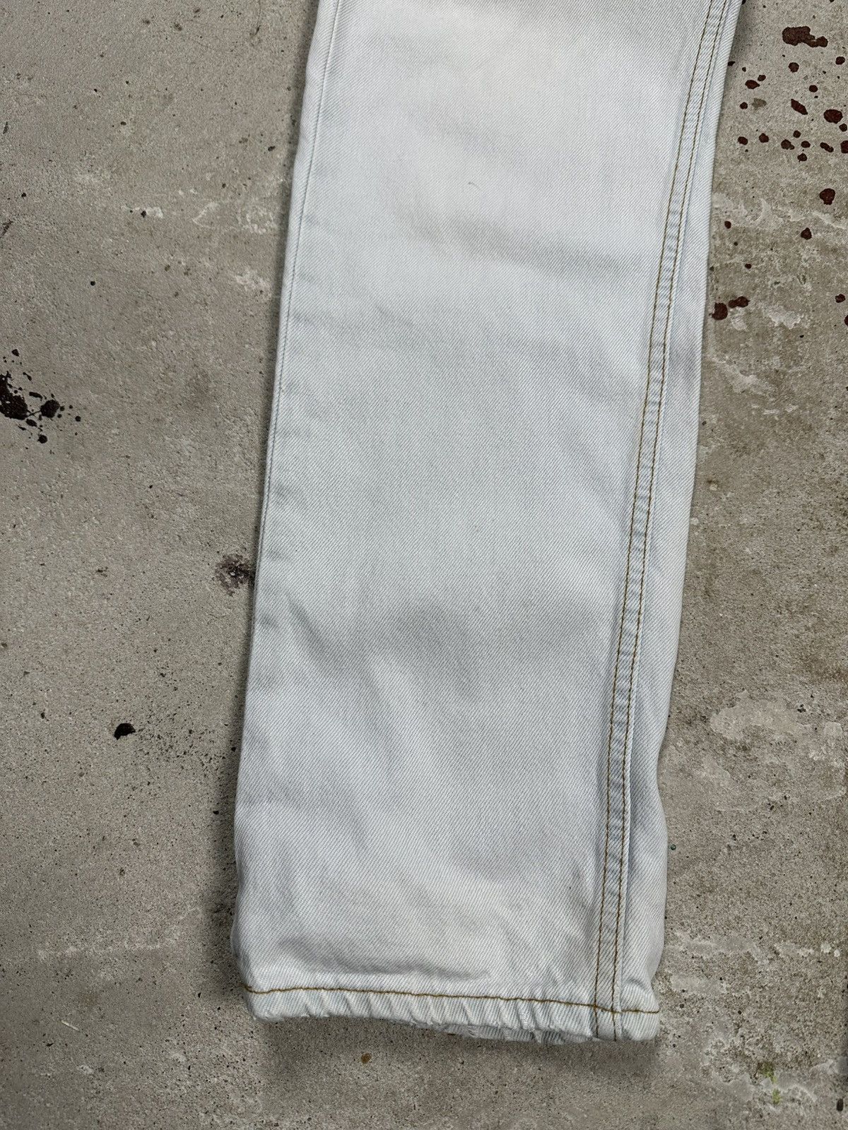 Levi's × Vintage Vintage 90s Levi’s 501 Washed Blue Denim Pants Jeans Size US 30 / EU 46 - 4 Thumbnail