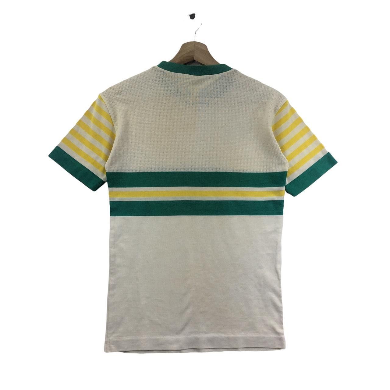 Hang Ten Vtg 80’ HANG TEN SURFING Hawaii Striped Tee Shirt Green Size US XS / EU 42 / 0 - 4 Thumbnail