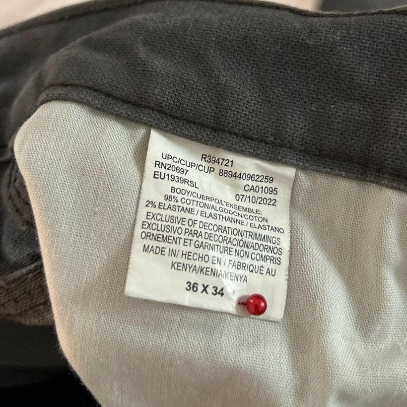 Dickies Genuine Dickies Men's Carpenter Straight Jeans 36x34 Gray Size US 36 / EU 52 - 5 Thumbnail