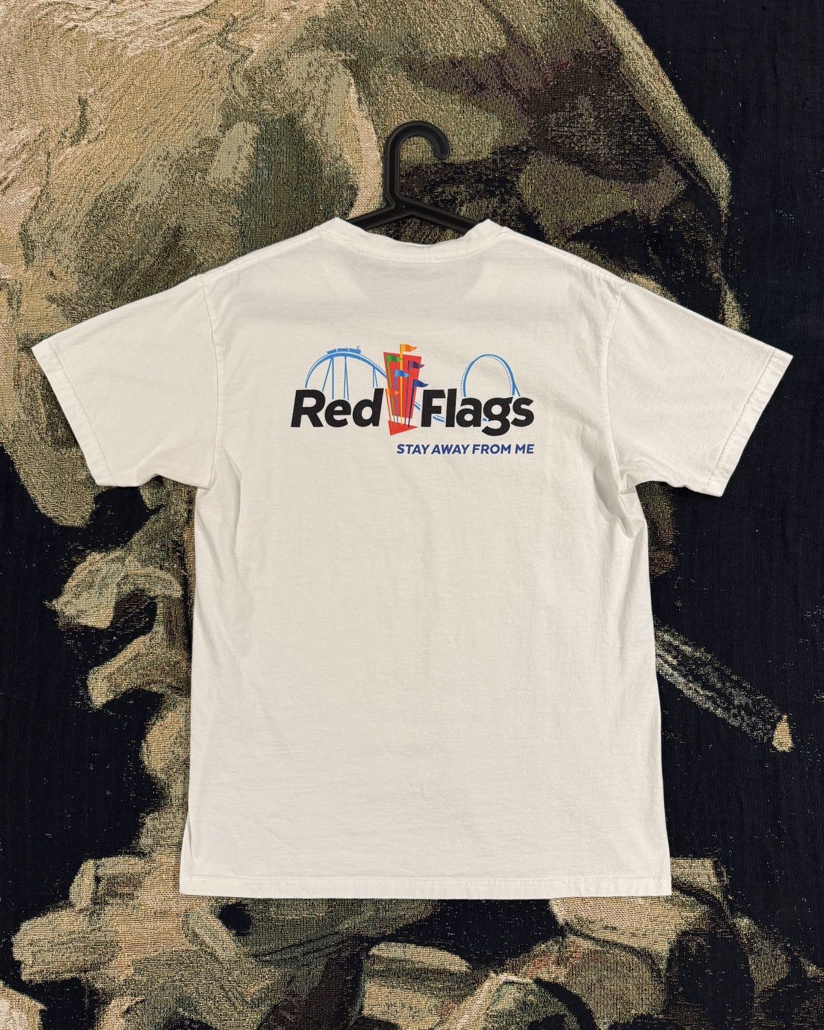 Other Stay Away Red Flags Tee Size US XL / EU 56 / 4 - 3 Thumbnail