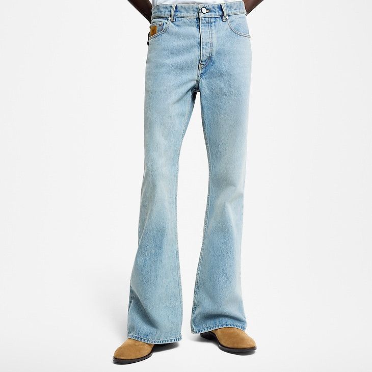 Louis Vuitton Flared Fit Denim Trousers Size US 36 / EU 52 - 4 Thumbnail