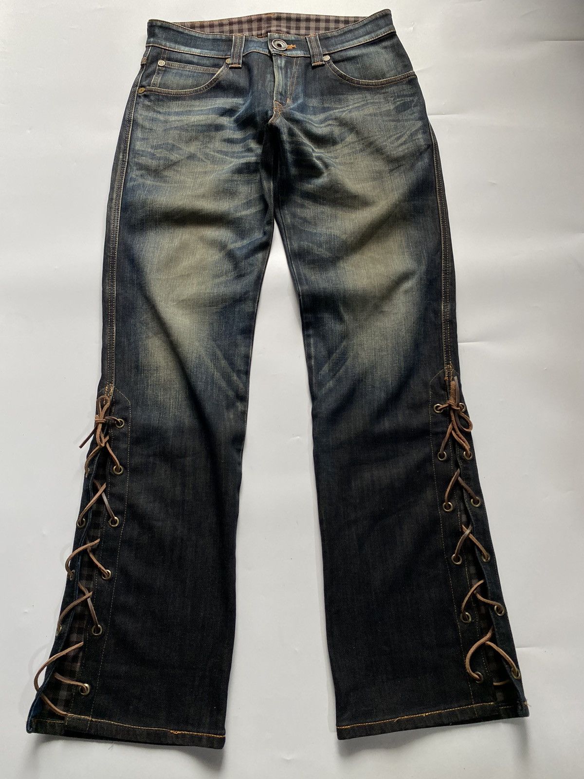 Edwin × Jean Lace up edwin flares wash pant japanese brand Size US 32 / EU 48 - 5 Thumbnail