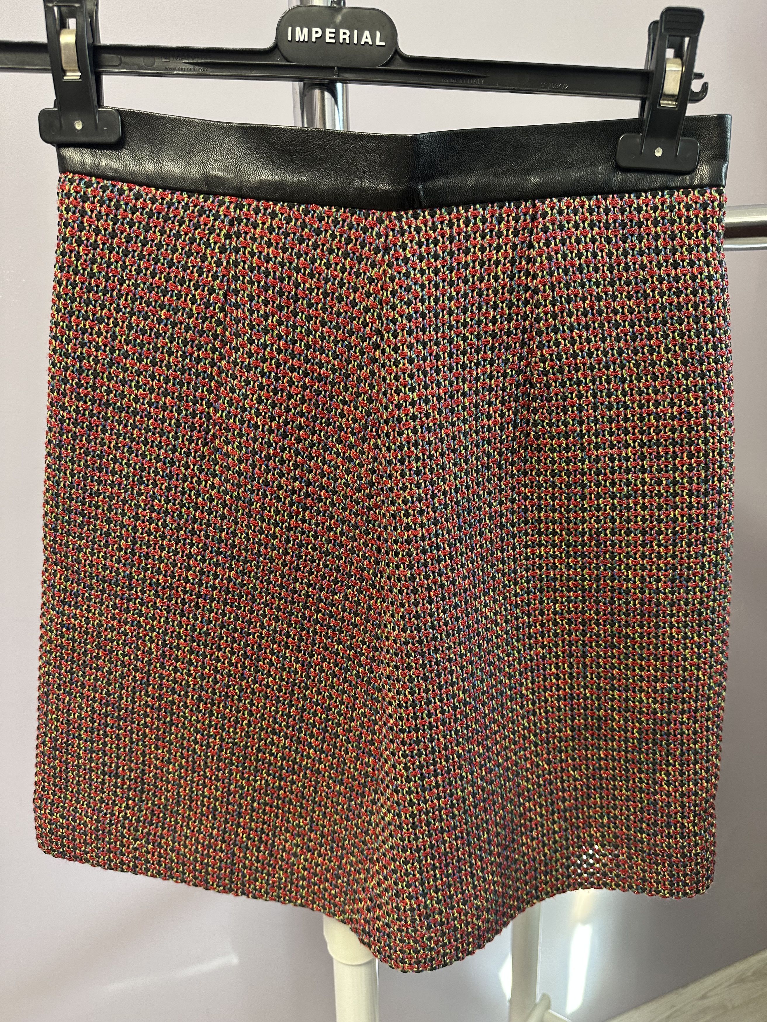 Sandro sandro mini skirt in red wool Size 24" / US 00 / IT 34 - 3 Thumbnail