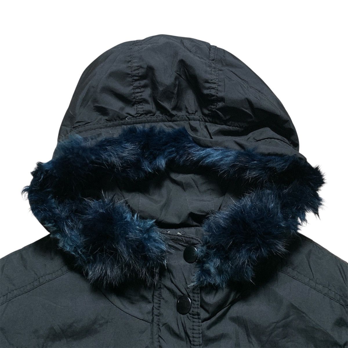 Japanese Brand 2000s Jack&Jill Fur ifsix LGB GOA Style Puffer Jacket Size US L / EU 52-54 / 3 - 3 Thumbnail