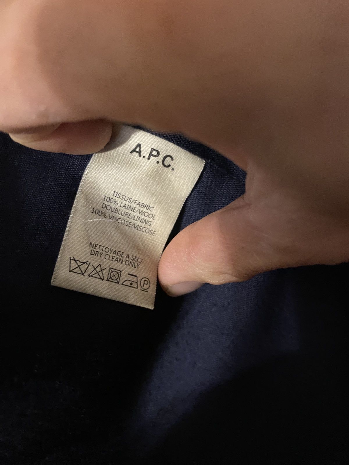 A.P.C. A.P.C. Wool parka navy size xs Size US XS / EU 42 / 0 - 5 Thumbnail