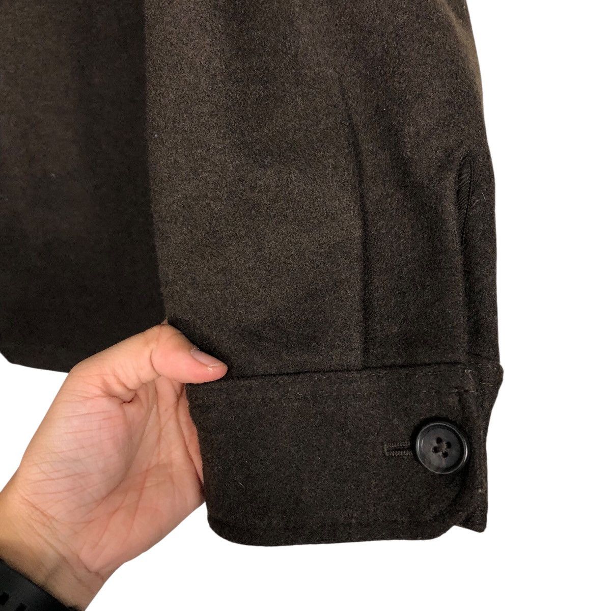 Japanese Brand Vintage Uniqlo Dark Brown Work Jacket Utility Issey Miyake Size US M / EU 48-50 / 2 - 16 Thumbnail