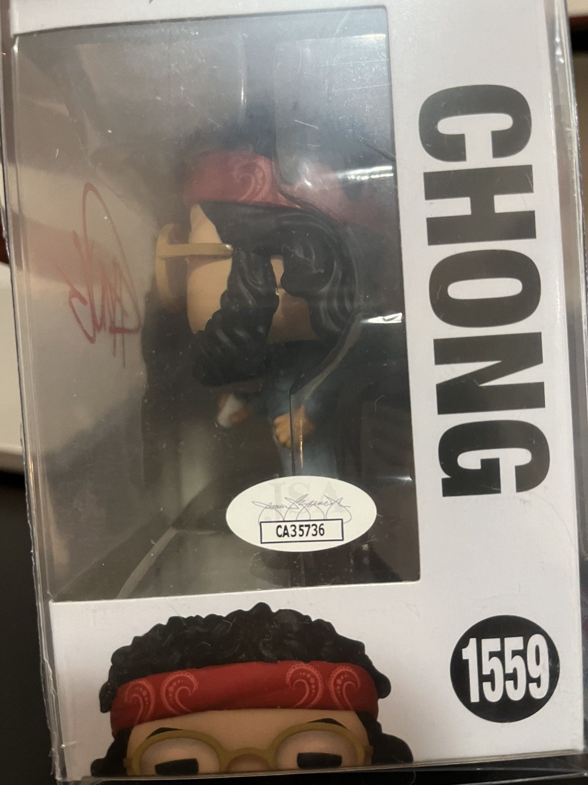 Vintage Signed Tommy Chong Funko Pop Size ONE SIZE - 2 Thumbnail