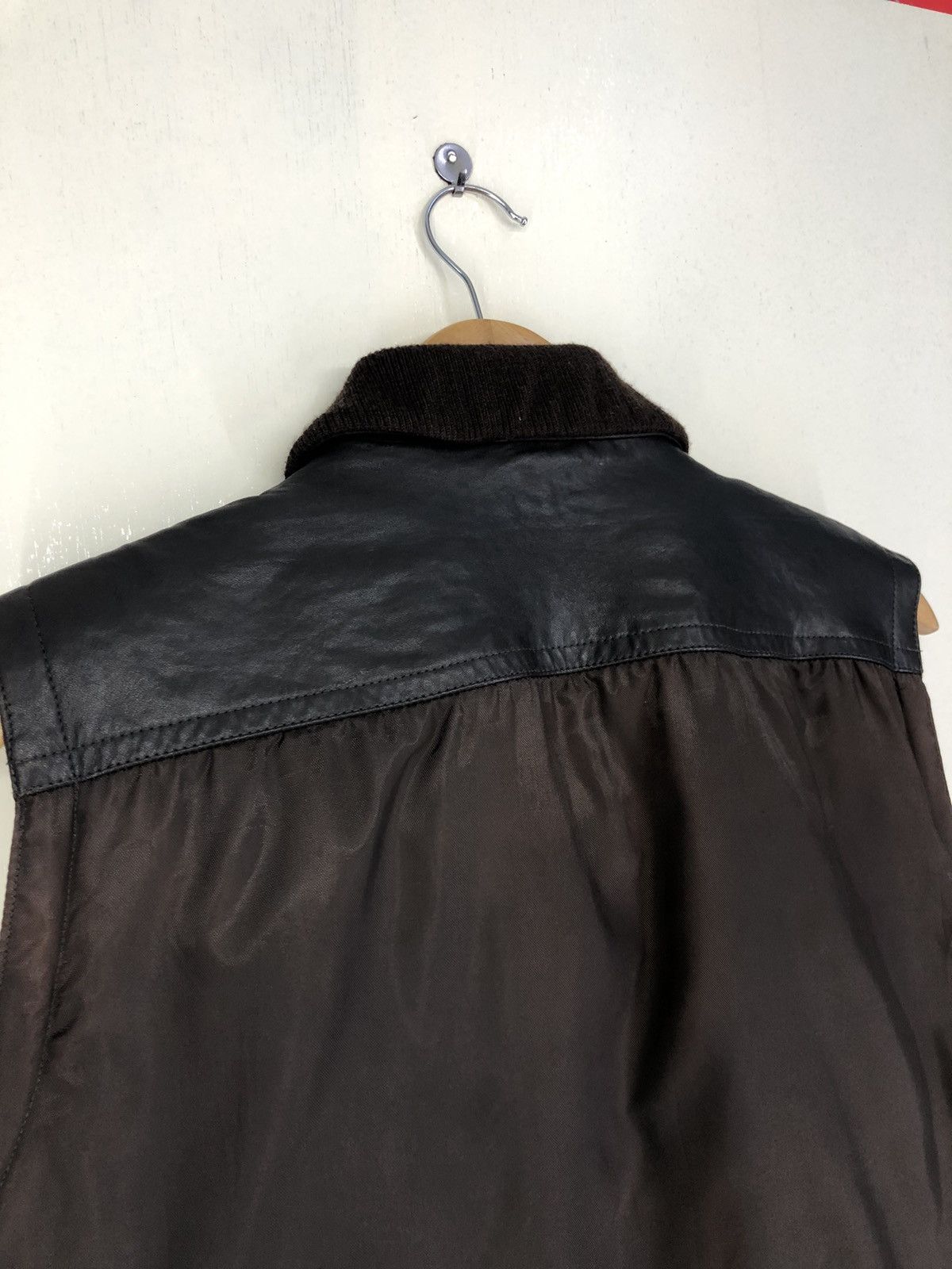 Vintage Vintage Clima Leather Shoulder Vest Jacket Size US L / EU 52-54 / 3 - 18 Thumbnail