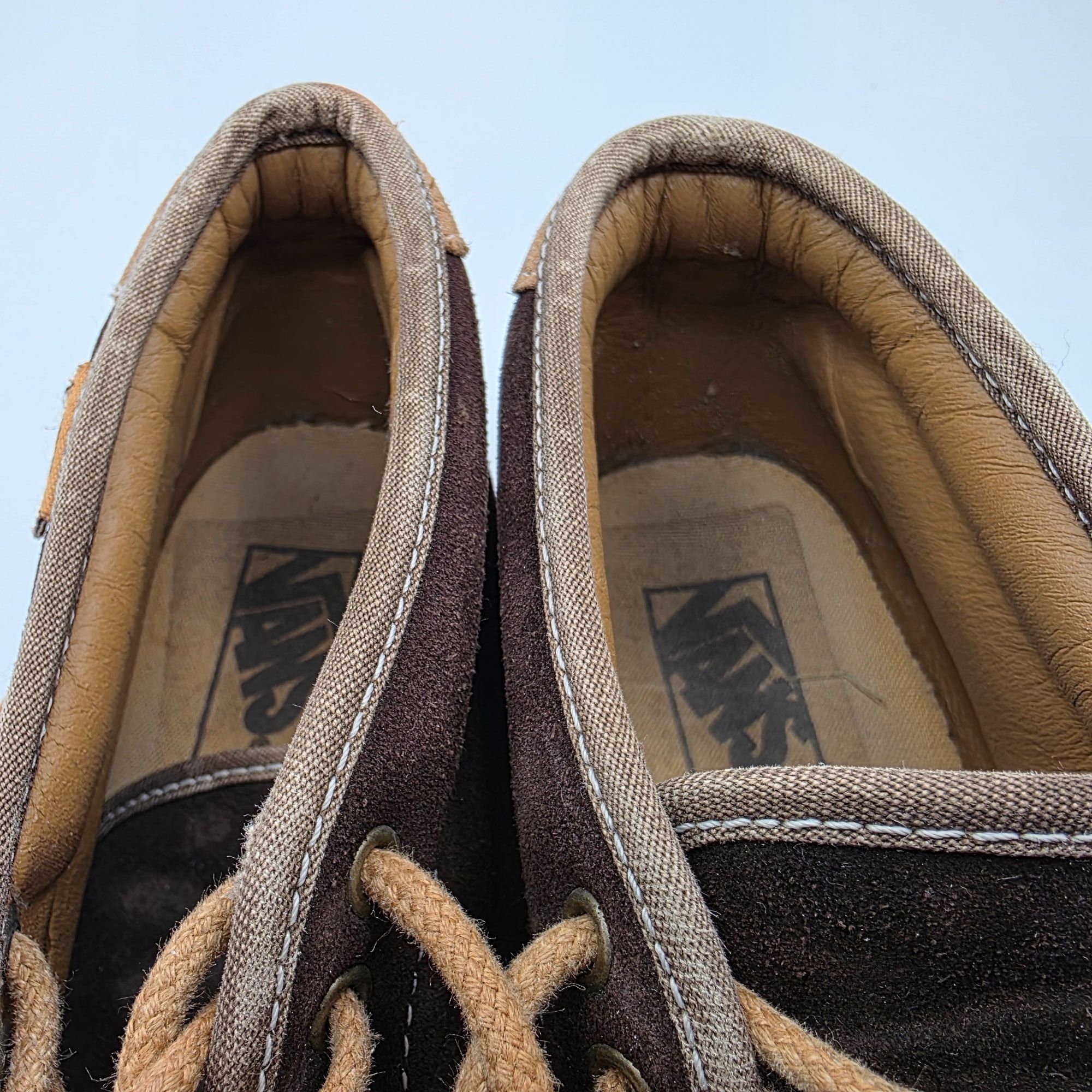 Vans Chukka Boot Womens Size 5.5 Rubber White Brown Sneaker