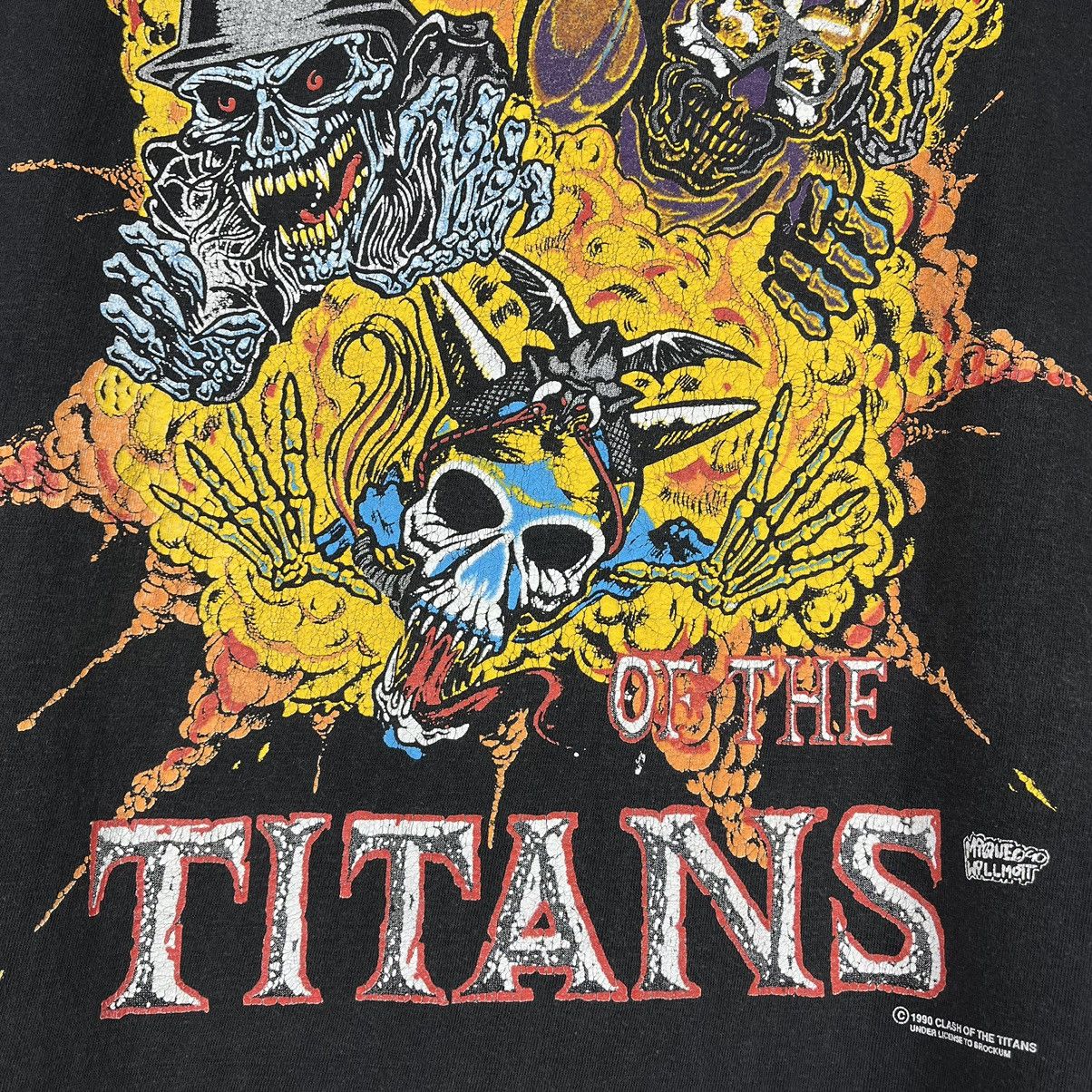 Band Tees × Vintage Vintage Clash of the Titans rare tour rock band tee 1992 Size US XL / EU 56 / 4 - 4 Thumbnail