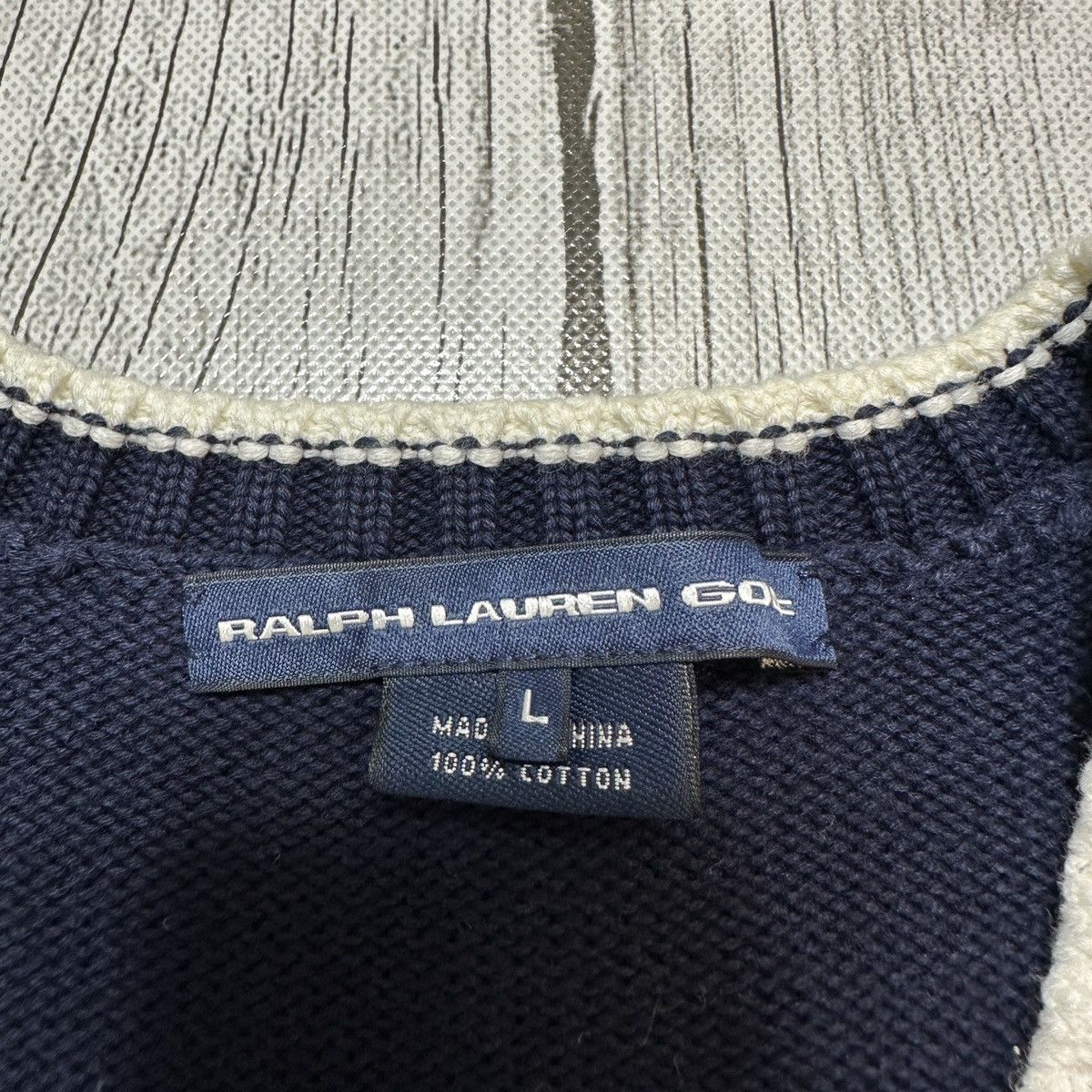 Ralph Lauren × Vintage Vintage Ralph Lauren Golf sweater Size L / US 10 / IT 46 - 4 Thumbnail