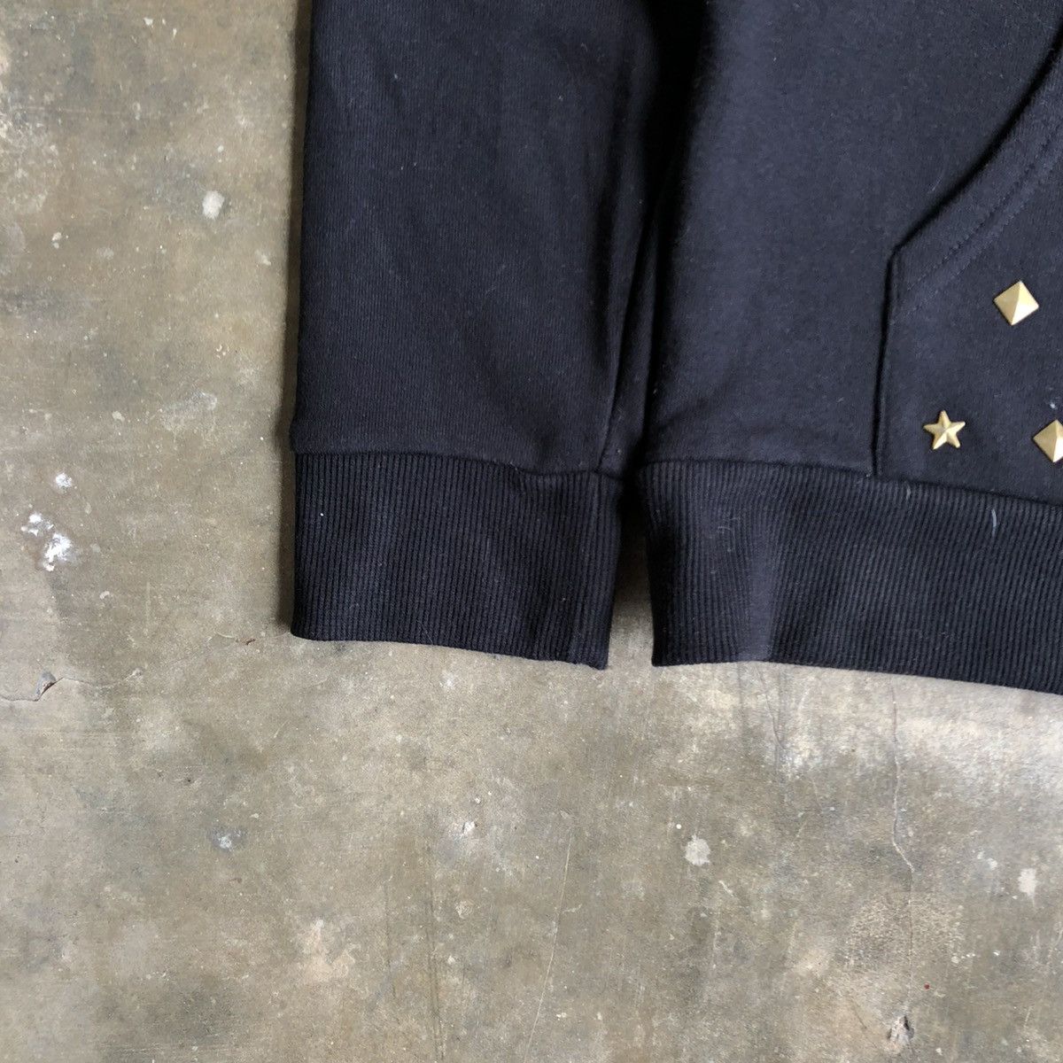 14th Addiction 2000s CavariA Studed Gothic Punk Style Hoodie Black Size US M / EU 48-50 / 2 - 8 Thumbnail
