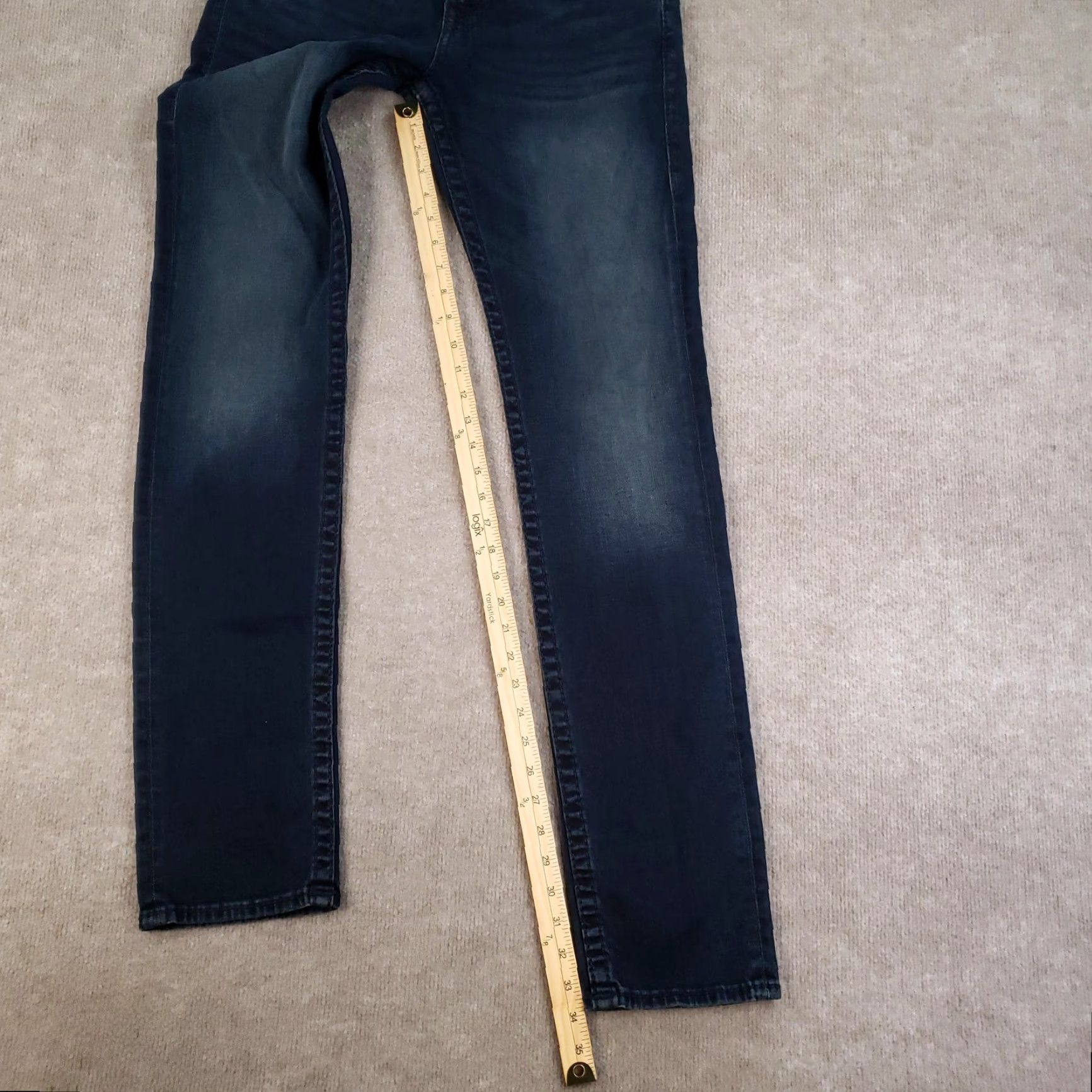 True Religion True Religion Jeans Mens 30x34 Blue Geno Relaxed Slim Stretch Denim Casual Size US 30 / EU 46 - 2 Thumbnail
