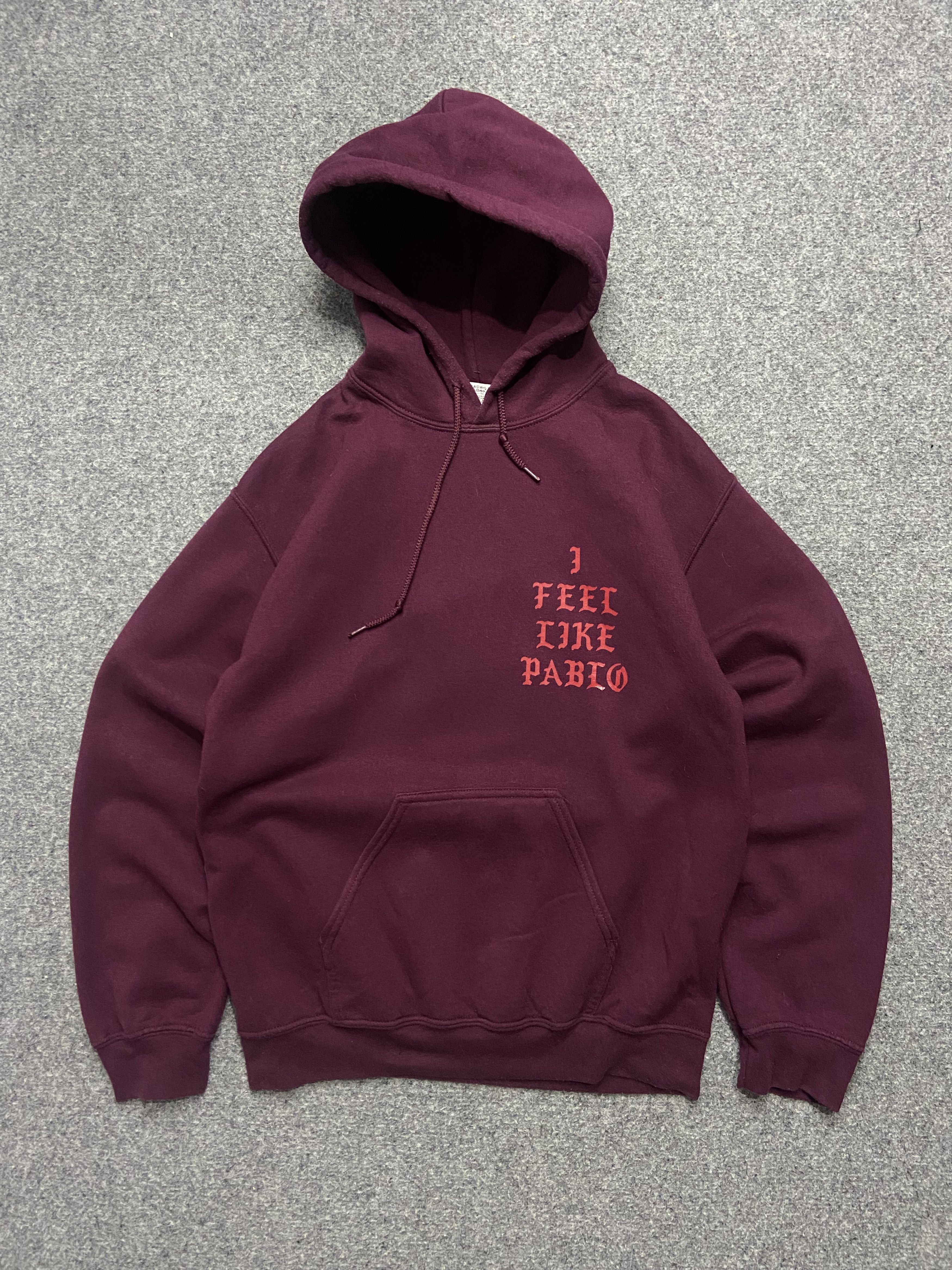 I Feel Like Pablo Red Hoodie Grailed