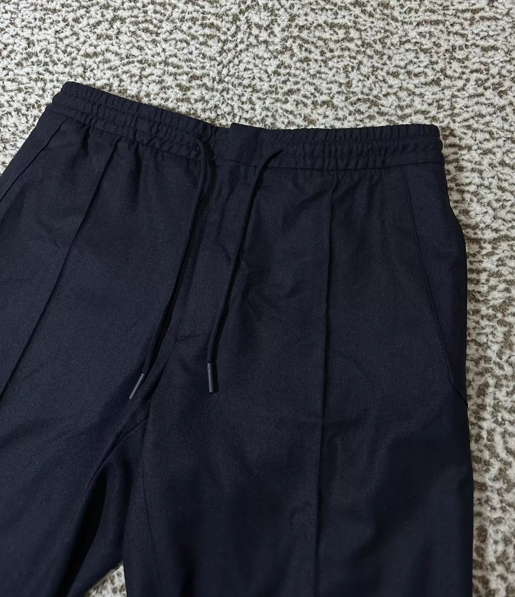 Ermenegildo Zegna Zegna 15mil Wool Cashmere Silk Slim Jogger Pants Size US 34 / EU 50 - 2 Thumbnail