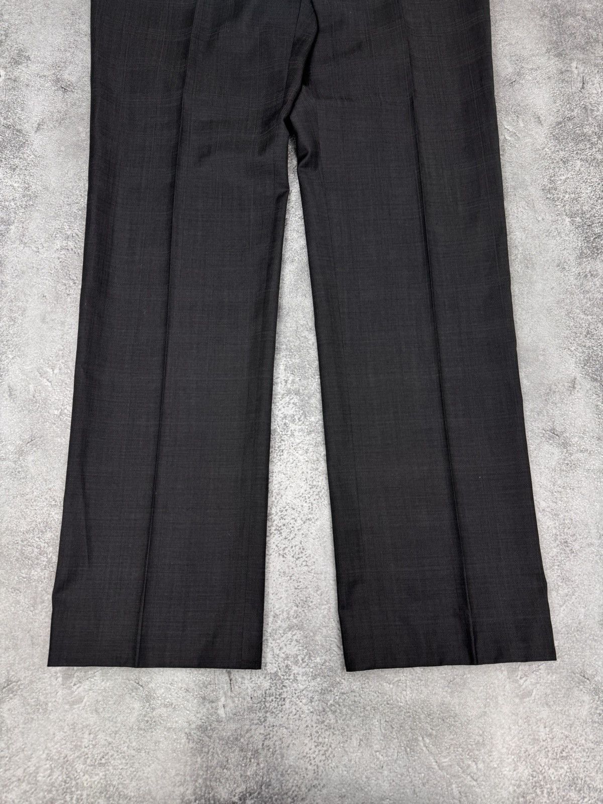 Versace Versace Men Check Suit Set Dark Grey Size M Size 50R - 11 Thumbnail