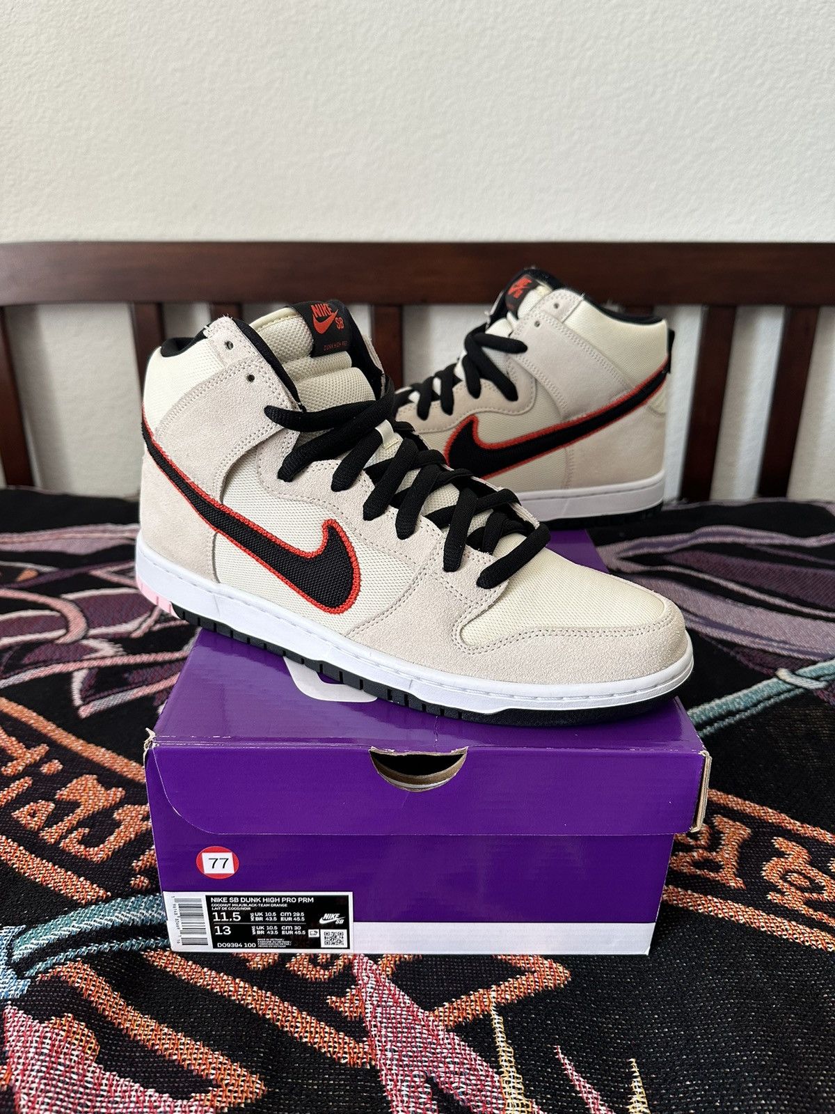 Nike SB Dunk High San Francisco Giants [DO9394-100] Men's Size 11