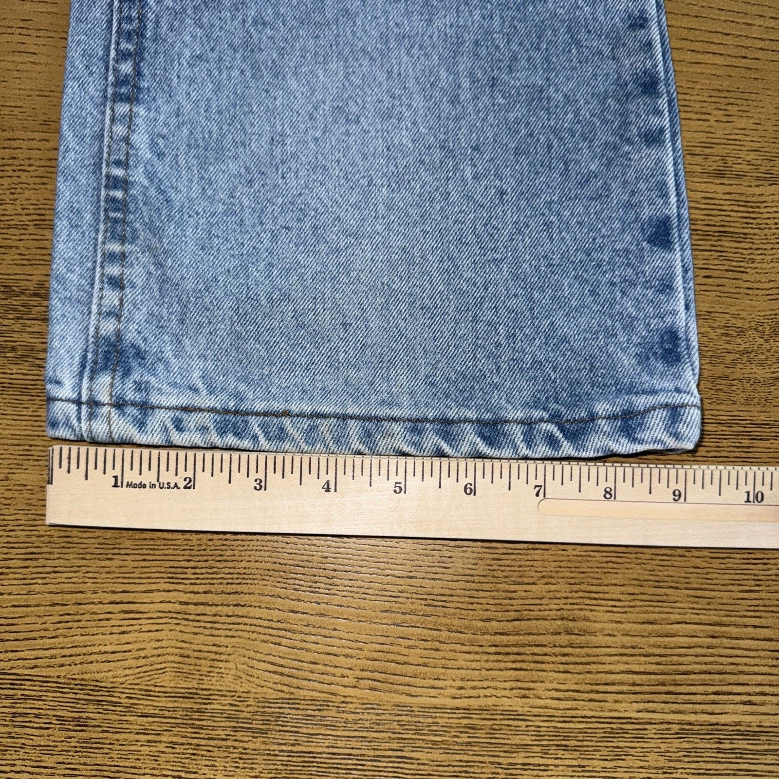 Lee Vintage Y2K 2001 Lee Dungarees Flare Jeans 9 Long 30W 33L Size 30" / US 8 / IT 44 - 6 Thumbnail