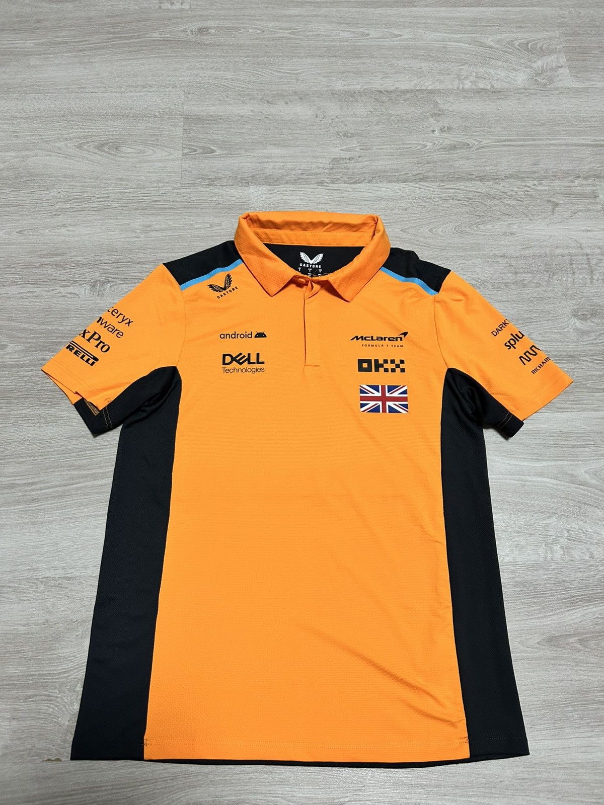 Formula 1 McLaren F1 Formula One Castore Mens Lando Norris Polo F1 Size US S / EU 44-46 / 1 - 1 Thumbnail