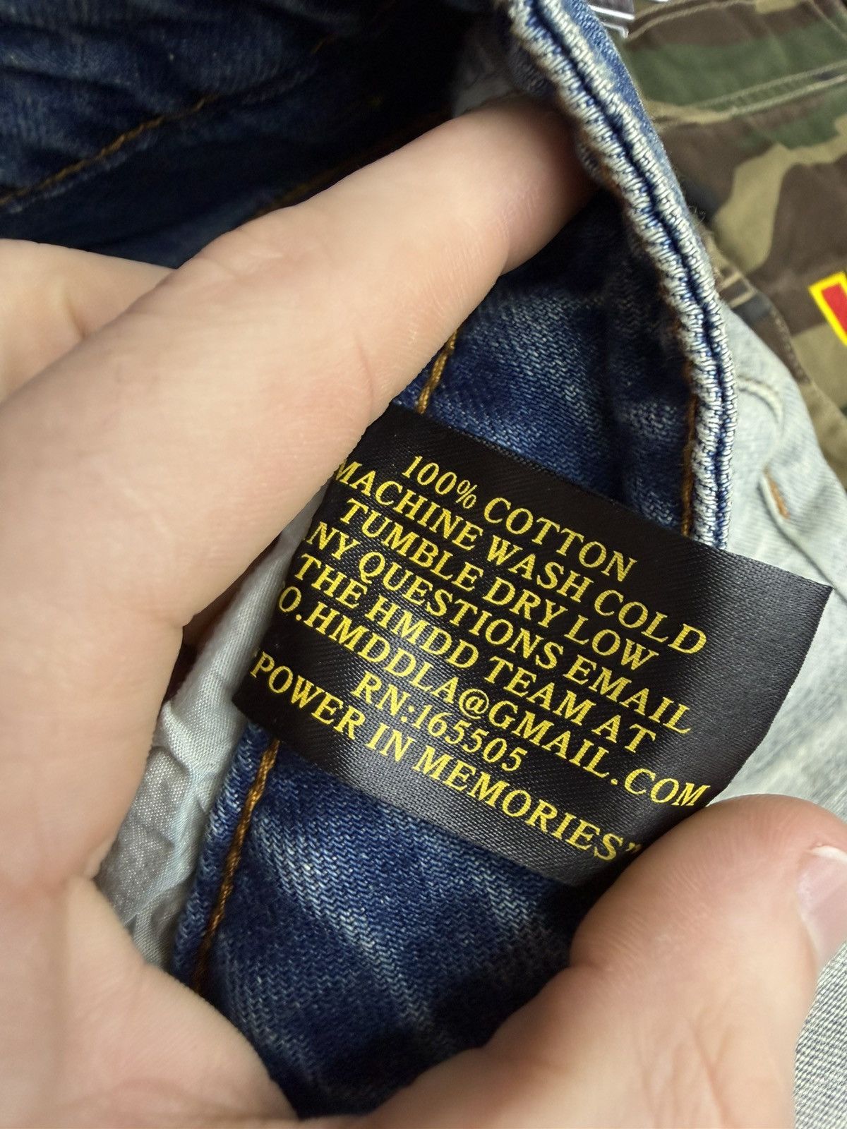 HMDD Size S - Happy Memories Dont Die “HMDD” Inside Out Jorts Size US 30 / EU 46 - 9 Thumbnail