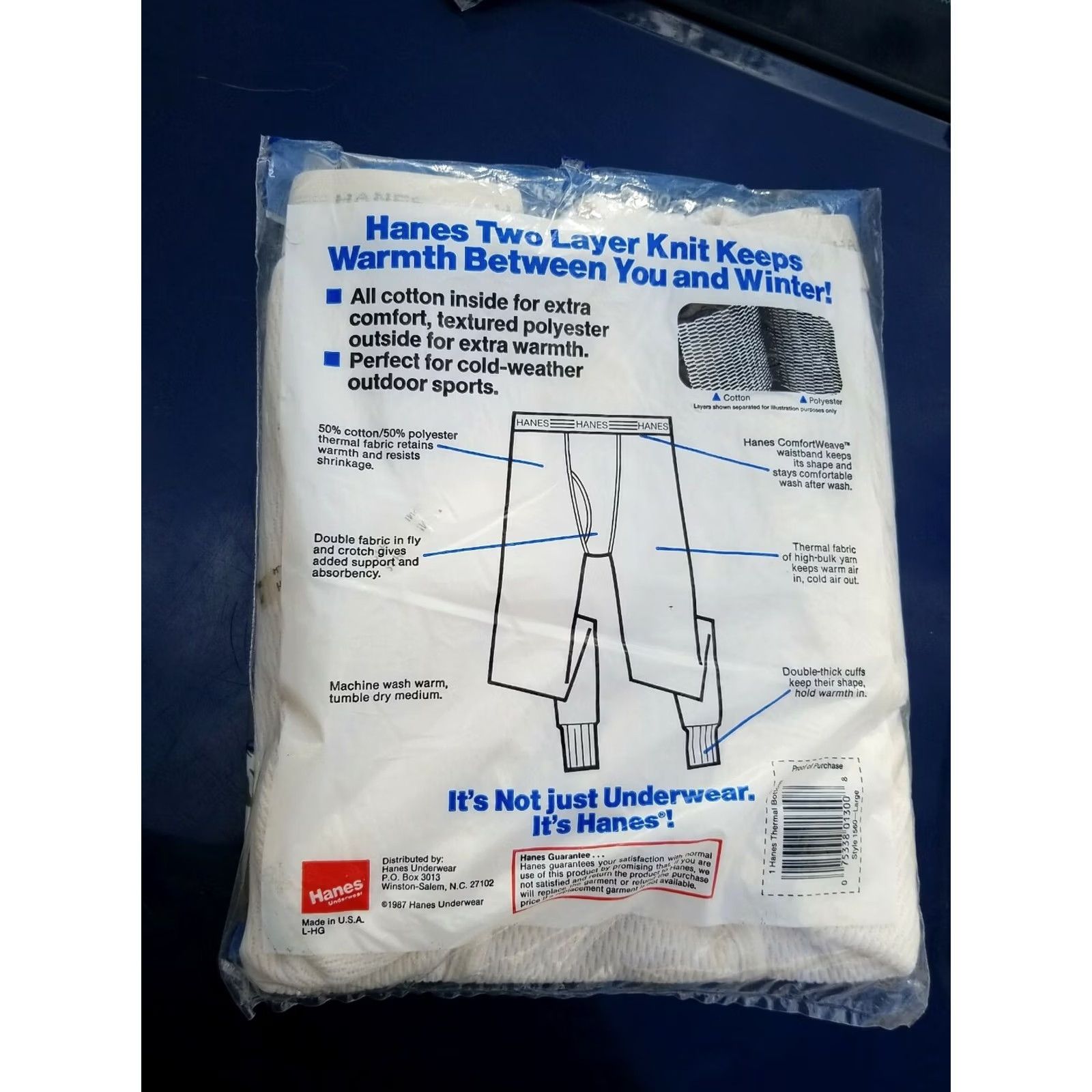 Vintage VINTAGE Hanes American Sportsman Thermal Top Shirt L White 38-40 NEW Size US L / EU 52-54 / 3 - 3 Thumbnail