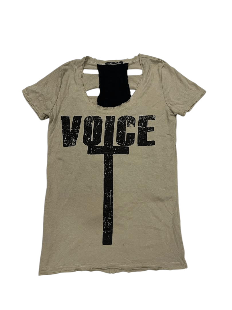 🔥 RARE!! LAISY DAISY VOICE CROSS WOMEN TEE