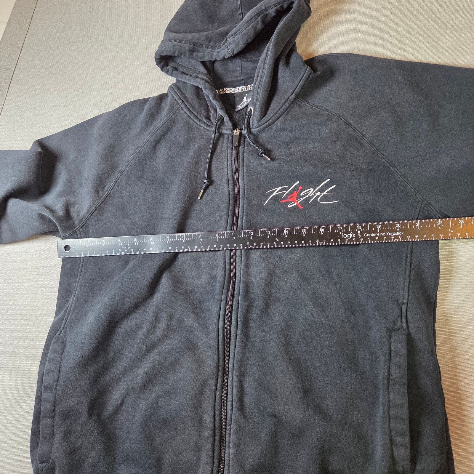 Jordan Brand Jordan Flight Black Zip Hoodie XL Size US XL / EU 56 / 4 - 12 Thumbnail
