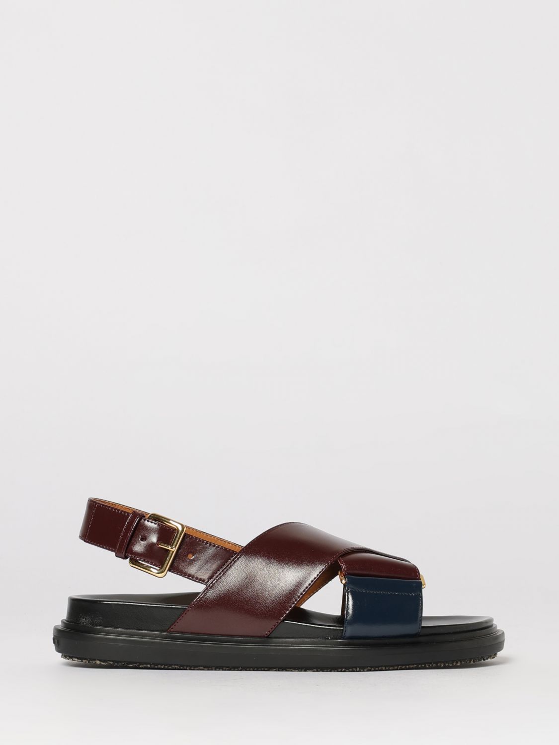 Marni Marni Heeled Sandal Woman Burgundy Size US 10 / IT 40 - 1 Thumbnail