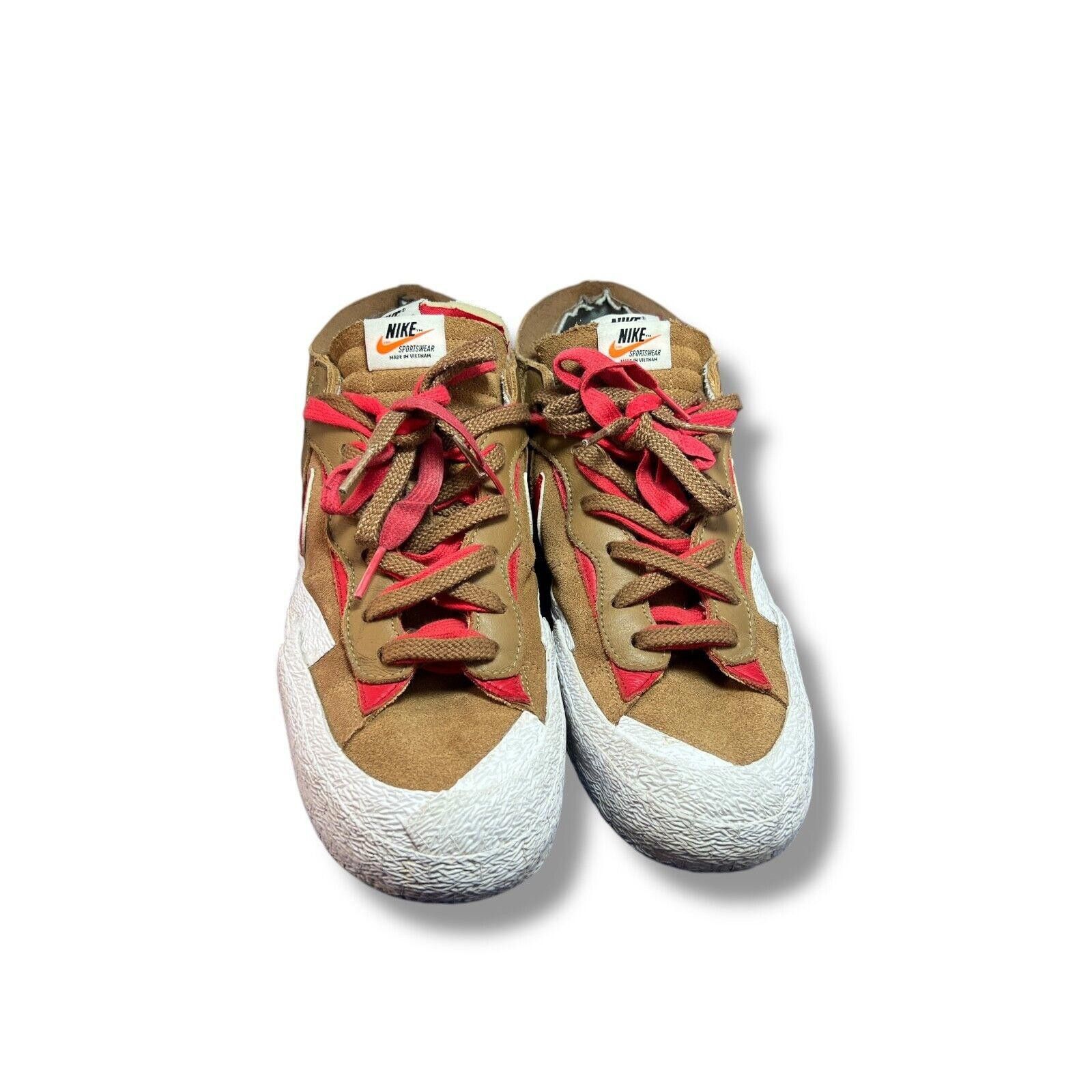 Nike Nike Sacai x Blazer Low British Tan Size 11.5 DD1877-200 Size US 11.5 / EU 44-45 - 3 Thumbnail