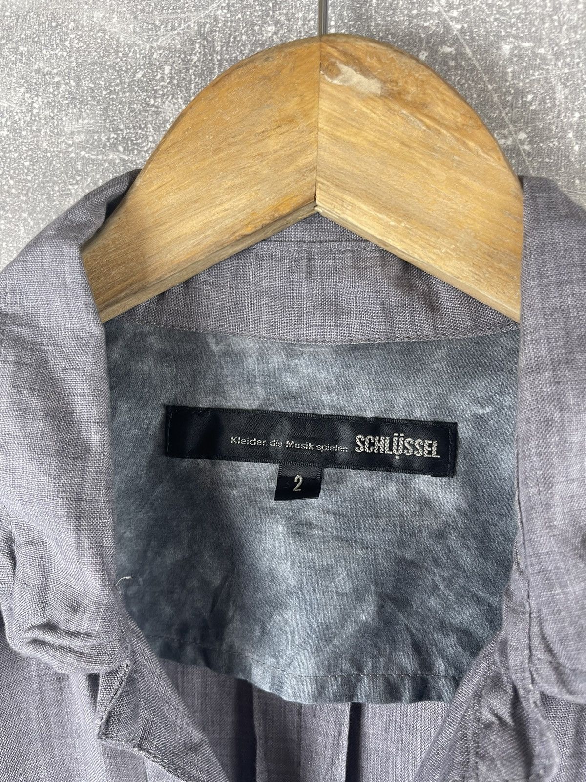 Schlussel Schlüssel Japan Long Shirt Jacket 00s Avant-Garde Minimalist Size US M / EU 48-50 / 2 - 9 Thumbnail